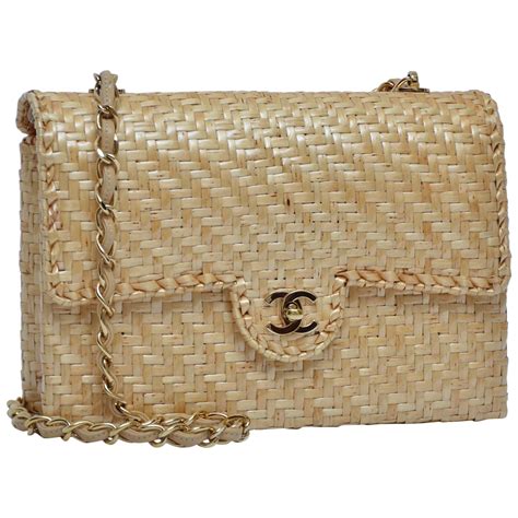 chanel straw bag replica|chanel straw tote bag.